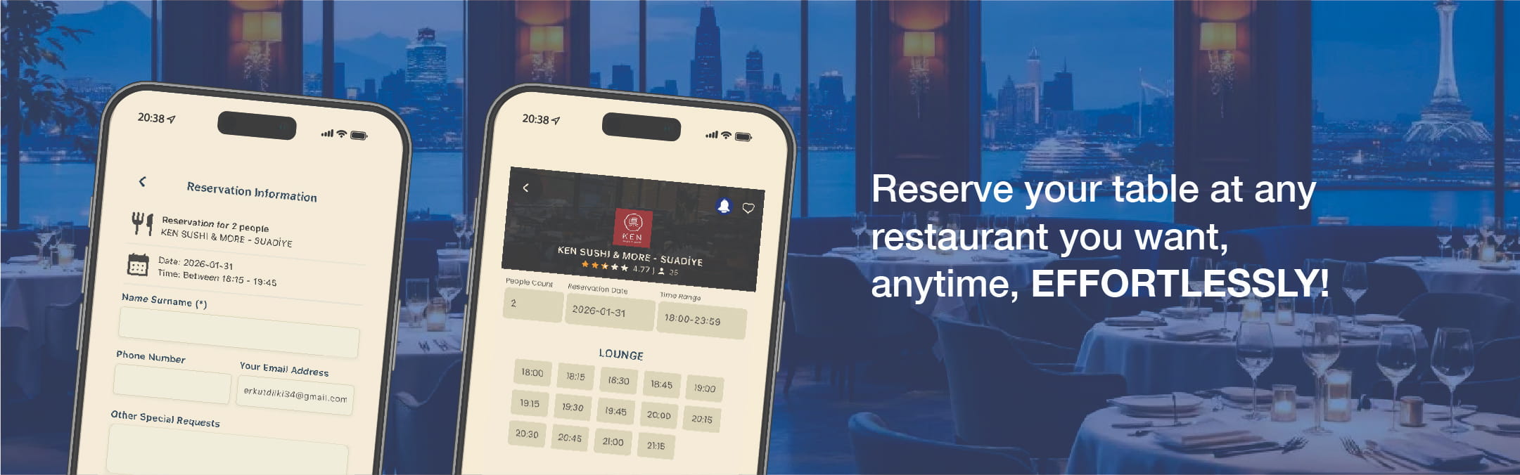 Reztoran Reservation System